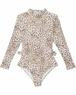 O'Neill Kids Swimwear Leo Tie Side Long Sleeve One-Piece (Little Kids/Big Kids)