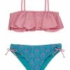 O'Neill Kids Swimwear Sequoia Ruffle Bralette Set (Little Kids/Big Kids)